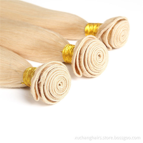 unprocessed Straight Remy Hair Extension Weave Top Grade Virgin Bleach Brazilian blonde hair bundles cheap hauman Hair Bundles